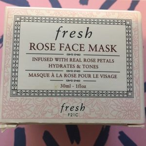 Fresh rose face mask hydrating & toning 1oz